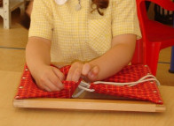 Students at a computer